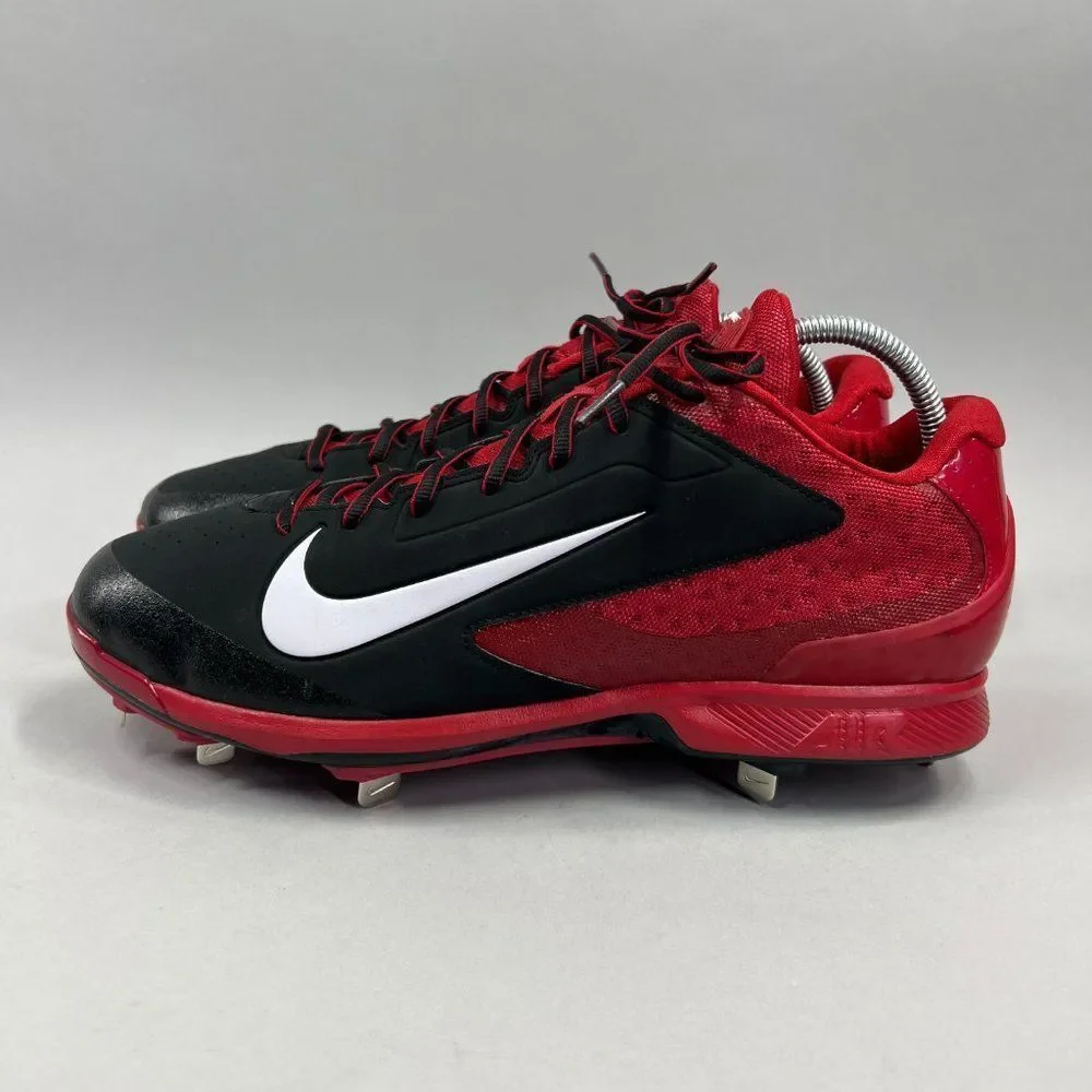 Nike Air Huarache Pro Baseball Cleats Men's 13.5 Red‎ Low Metal Athletic Shoes